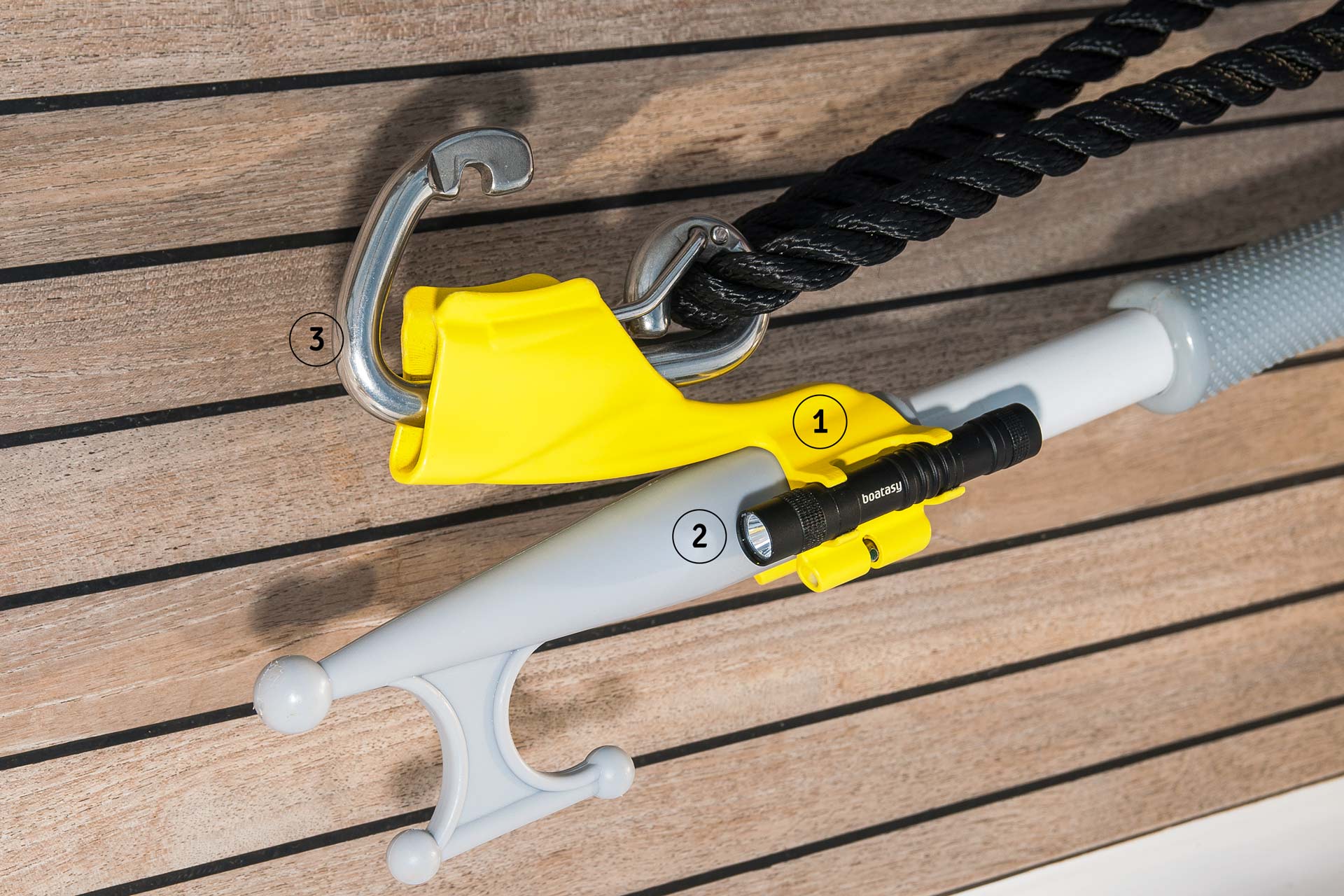 Hooklinker is all-in-one multipurpose mooring boat attachment